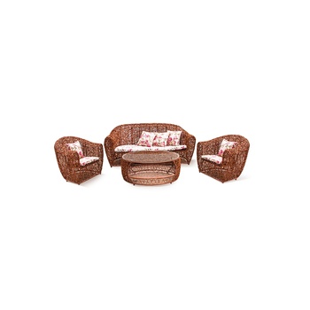 Mira-N Градински сет 4 части pvc ратан НАТУРАЛ (0195124)