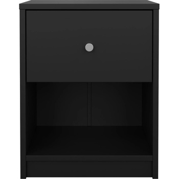 Tvilum Черно нощно шкафче May - Tvilum (7033186)