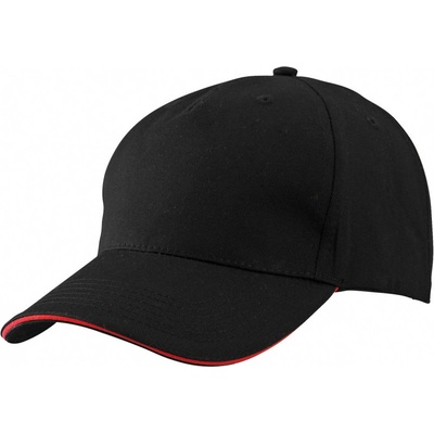 Myrtle Beach MB 6526 sandwich 5 panelová COT03652681499-black/red Černá/červená