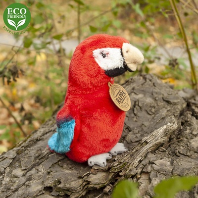 Rappa Плюшен Папагал - Червена Ара 15 см. - серия Еко приятели - Rappa (313125-7)