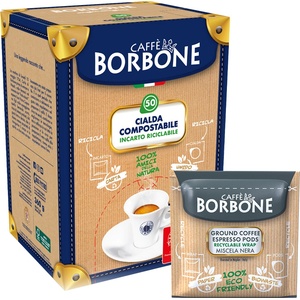 Caffè Borbone | Nera Рециклируема опаковка - 50 филтър дози E. S. E
