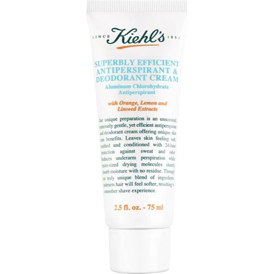 Kiehl's Superbly Efficient Antiperspirant & Deodorant Cream крем-антиперспирант за всички типове кожа на лицето 75ml