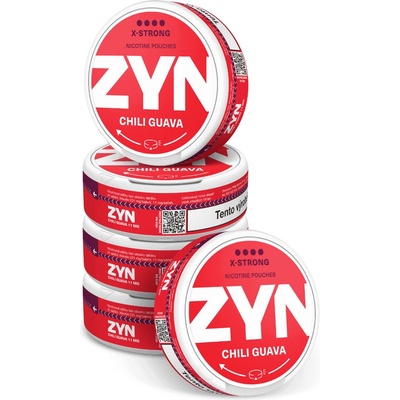 ZYN CHILI GUAVA 11 mg 5 krabiček po 21 sáčcích