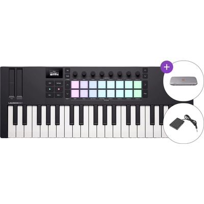 Novation Launchkey Mini 37 MK4 SET Миди клавиатура Black (LAUNCHKEY-MINI-37-MK4-SET)