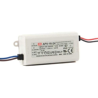 Zdroj - LED driver Mean Well APV-16-24, 24V DC/16W