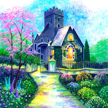 SunsOut - Puzzle Irish Church - 500 piese