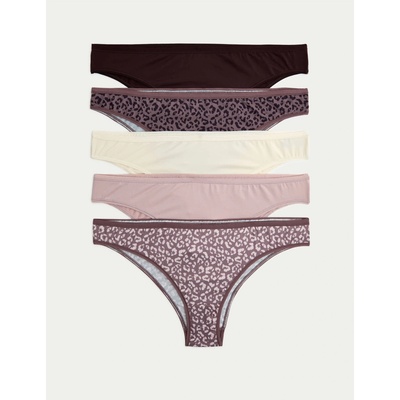 Marks & Spencer Бразилски бикини от микрофибър, 5 бр. в опаковка Marks & Spencer кафява Marks & Spencer | Kafyav | ЖЕНИ | 8