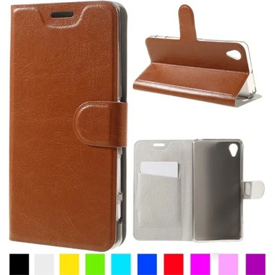 Sony Xperia X Magnetic Wallet Кожен Калъф и Протектор