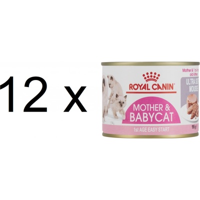 Royal Canin Mother & BabyCat Ultra Soft Mousse 12 x 195 g
