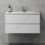 Bath Deluxe Шкаф за баня с мивка KENWOOD 91x50x47 см бял (SETBT0121)
