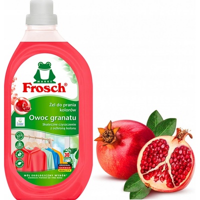 FROSCH EKO prací gel na barevné prádlo s vůní granátového jablka 1,5 l