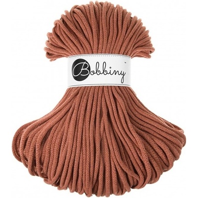 Bobbiny bavlněná šňůra PREMIUM 5mm terracotta