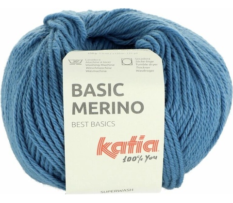 Katia Basic Merino 33 modrá