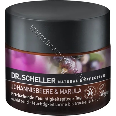 DR. SCHELLER Дневен крем Dr. Scheller Refreshing Currant Moisturizing Day Cream, p/n DS-55136 - Хидратиращ дневен крем за лице за суха кожа с касис и марула (DS-55136)