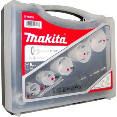 Makita Sada bimetalových vrtacích korunek + adaptéry 19,22,29,38,44,57mm