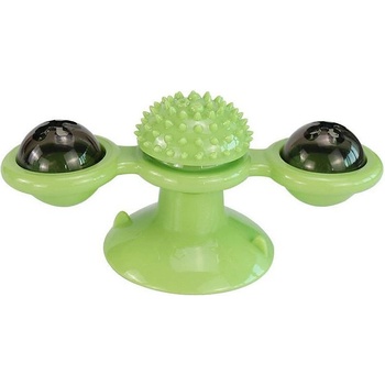 Интерактивна играчка за котки-вятърна мелница, fda, зелена (4361-gn)