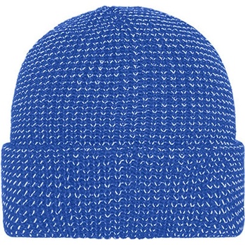 Myrtle Beach Reflexná zimná čiapka MB7142 Kráľovská modrá