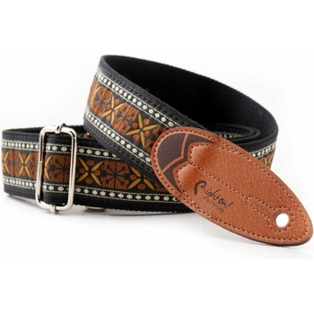 RightOnStraps Surf Rider Brown Колан за китара (ROADRUNNER-RIDER-BRWN)