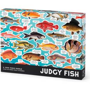 Galison - Puzzle Judgy Fish - 1 000 piese