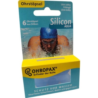 Ohropax Silicon Aqua na plávanie 3 páry