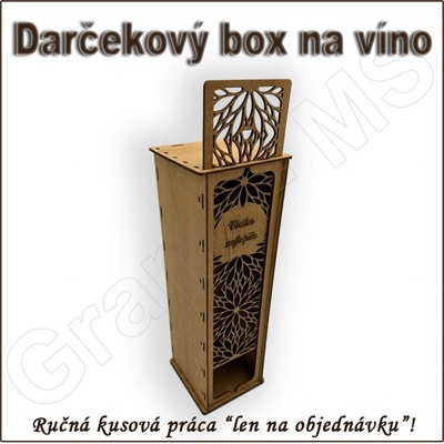 Darčekový box na fľašu 05