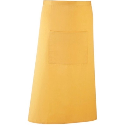 Premier Workwear Pracovní zástěra s kapsou PR158 Sunflower Pantone 136c 90x80cm