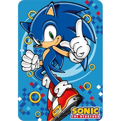 Mister Licence Detská deka Ježko Sonic Gold Ring