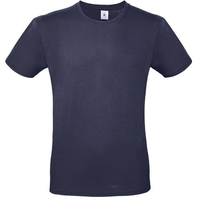 B&C #E150 tričko modré navy