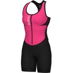 Alé Дамски потник за колоездене Alé Women's Color Block Sleeveless Unitard Cycling skinsuit - Flamingo Pink (102-3921-0515)