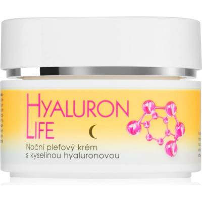 Bione Cosmetics Hyaluron Life нощен крем за лице с хиалуронова киселина 51ml
