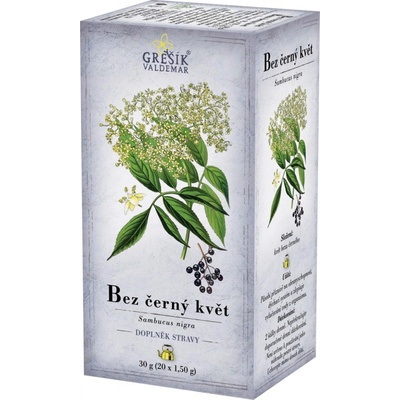 Grešík Bez černý květ 20 x 1,5 g