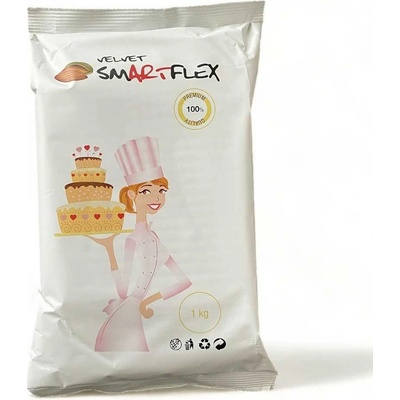 Smartflex Velvet Mandle Potahovací hmota 1 kg – Zboží Dáma