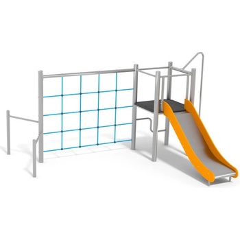 Playground System Šplhacia zostava z nerezu so šmykľavkou 11337