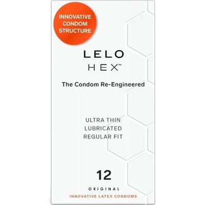 LELO 12 бр. Луксозни презервативи Lelo Hex