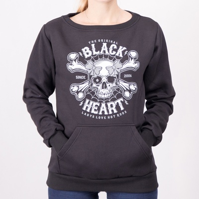 Black Heart Dead Pin Up černá