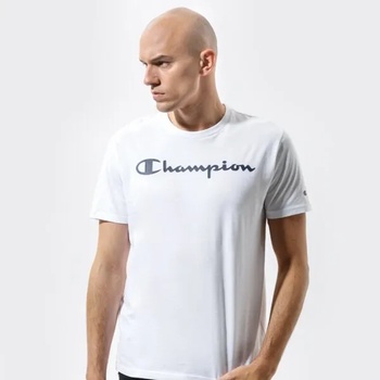 Champion Тениска Crewneck Тениска мъжки Дрехи Тениски 216957WW001 Бял S (216957WW001)