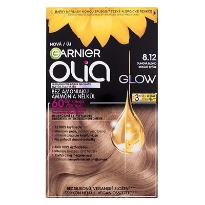 Garnier Olia Glow barva na vlasy 8.12 duhová blond