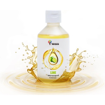 Verana Eroticky masážny olej Limetka 250 ml