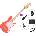 Squier Sonic Bronco Bass LRL SET 2 Tahitian Coral Електрическа бас китара