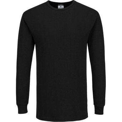 Portwest B123 Thermal tričko s dlhým rukávom Black M