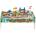 Wooden Влакова Композиция на Маса - 100 части (1012424F)