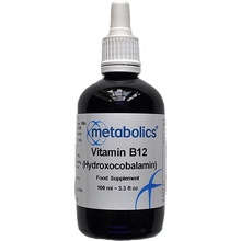 Metabolics Tekutý Vitamín B12 Hydroxocobalamin 100 ml