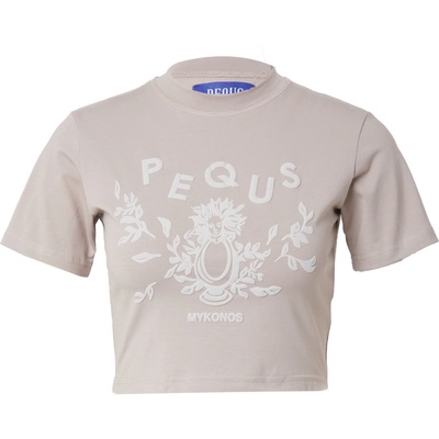 Pequs Тениска 'Mykonos' сиво, размер XS