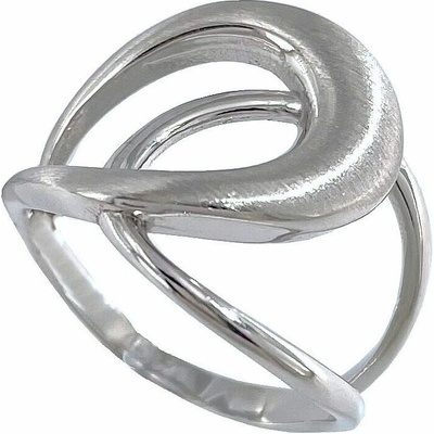Infinitysilver Stříbrný prsten celostříbrný smyčky OR77664