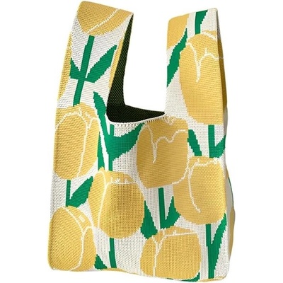 Annam Tote Bag žlutý tulipán 36 × 20 cm