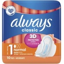 Hygienické vložky Always Classic Normal Sensitive 10 ks