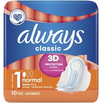 Always Classic Normal Sensitive 10 ks