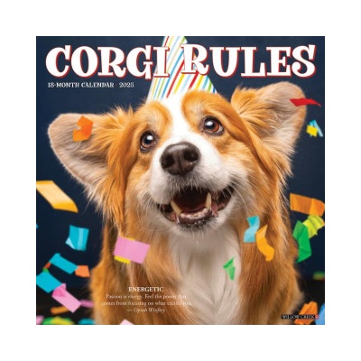 Willow Creek Press Calendars Corgi Rules 2026 12 X 12 Wall Calendar | Willow Creek Press