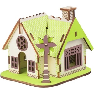 Woodcraft construction kit Woodcraft Дървен 3D пъзел Домът на Ellie (XE-G053H)