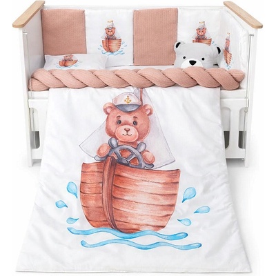 Babyhome Луксозен комплект за бебешко легло 10 части 60/120 см (yuar21)